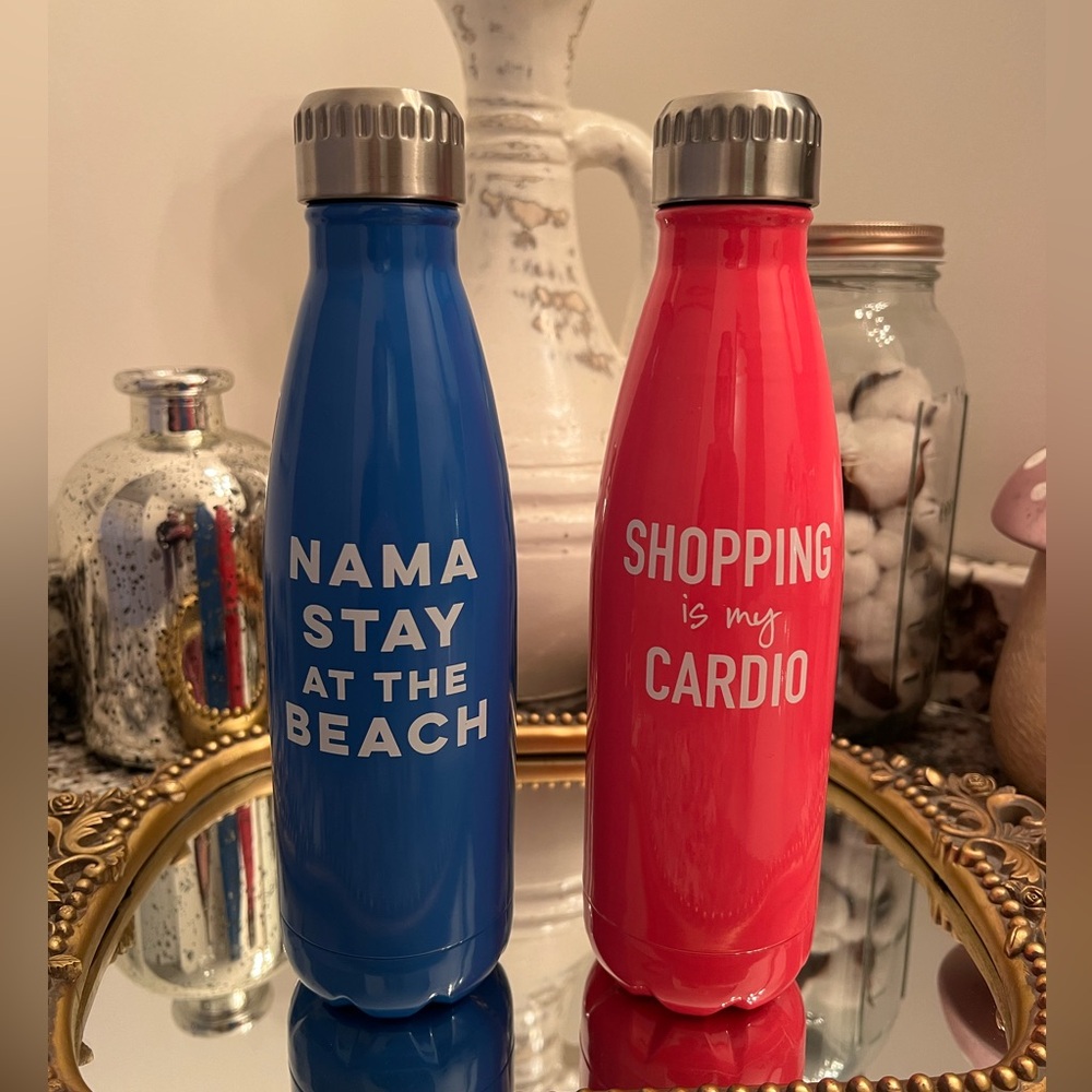 NWT Bath & Body Metal 17 oz Water Bottles